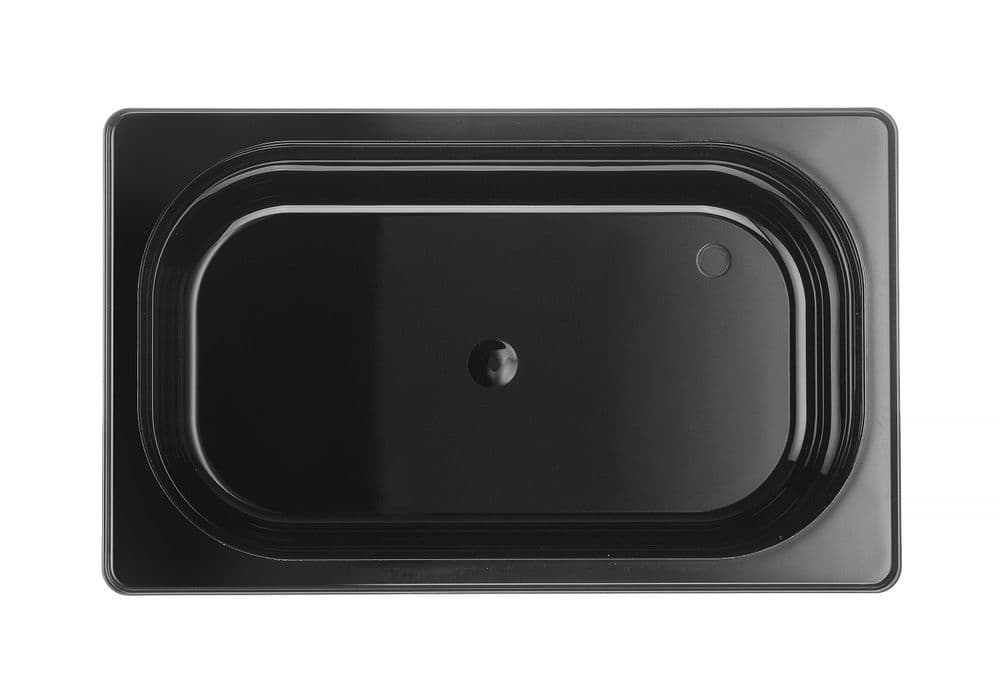 GN edény 1/4 - Profi Termékcsalád - GN 1/4 - 2,8L - Fekete - 265x162x(H)100mm - 3