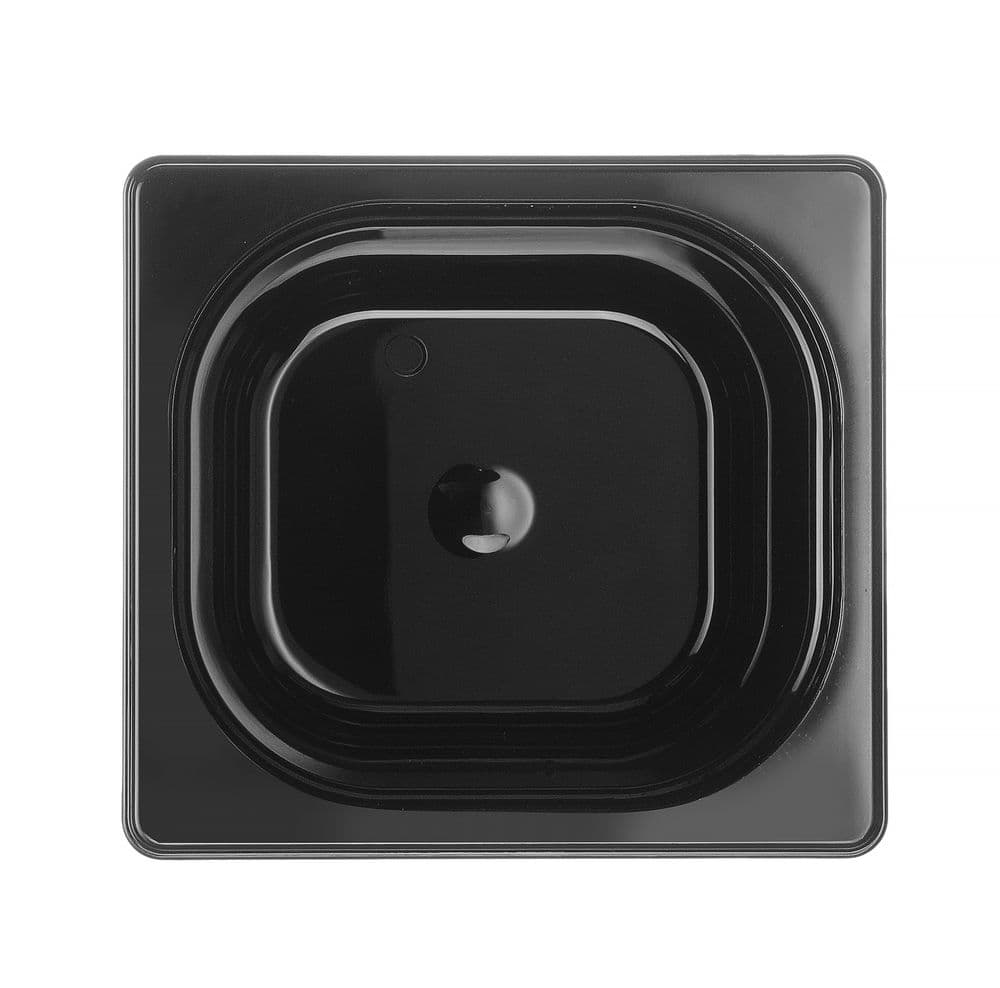 GN edény 1/6 - Profi Termékcsalád - GN 1/6 - 1,6L - Fekete - 176x162x(H)100mm - 3