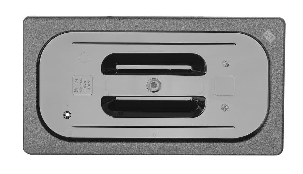 GN tető - GN 1/3 - Fekete - 325x176mm - 3