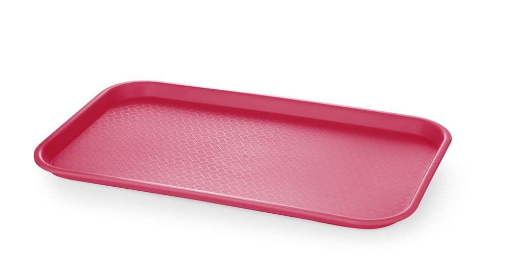 Polipropilén gyorsétel-tálca GN 1/1 - AmerBox - GN 1/1 - Piros - 530x325x(H)20mm - 2