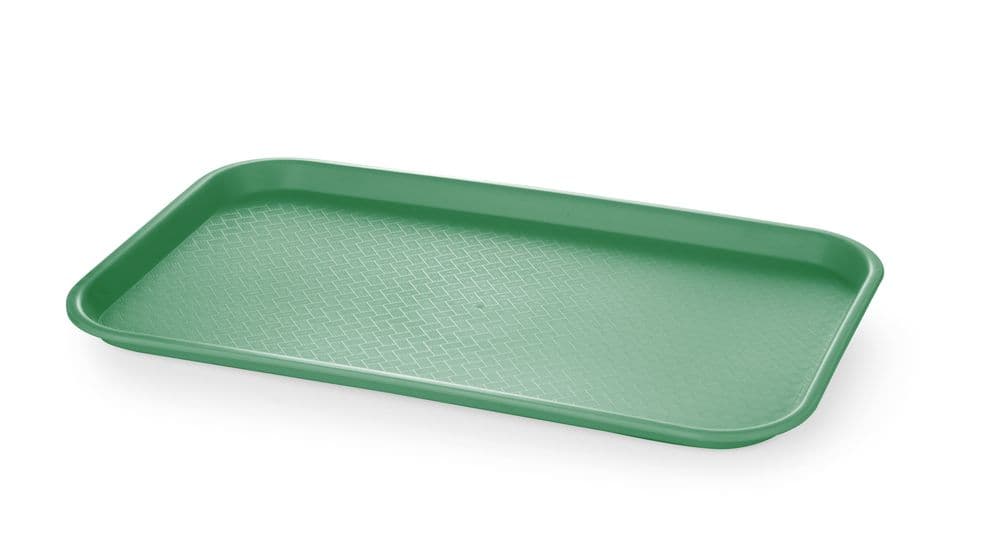 Polipropilén gyorsétel-tálca GN 1/1 - AmerBox - GN 1/1 - Zöld - 530x325x(H)20mm - 2