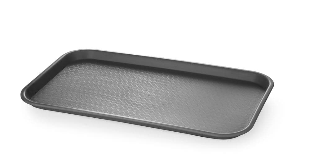 Polipropilén gyorsétel-tálca GN 1/1 - AmerBox - GN 1/1 - Fekete - 530x325x(H)20mm - 2