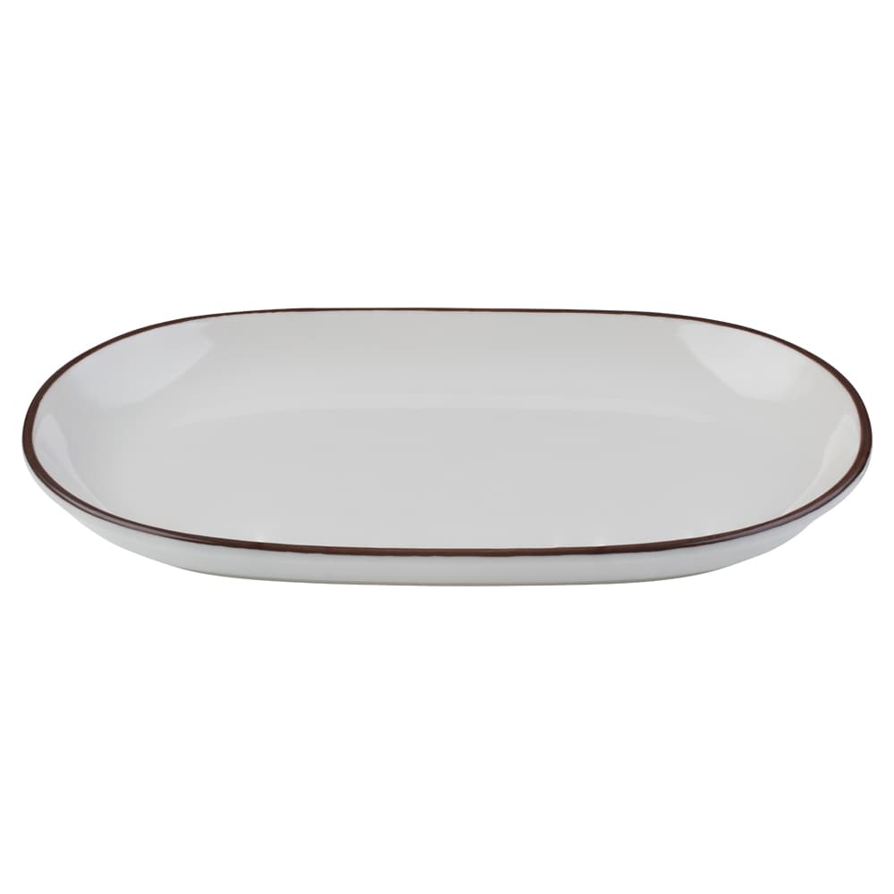Modest Brown 37 cm Oval Platter - 2