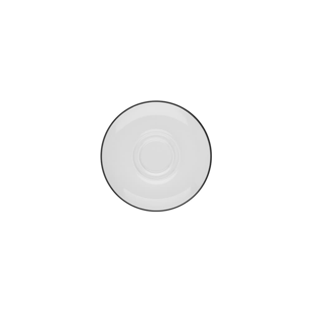 Modest Black Lona Saucer 16 cm