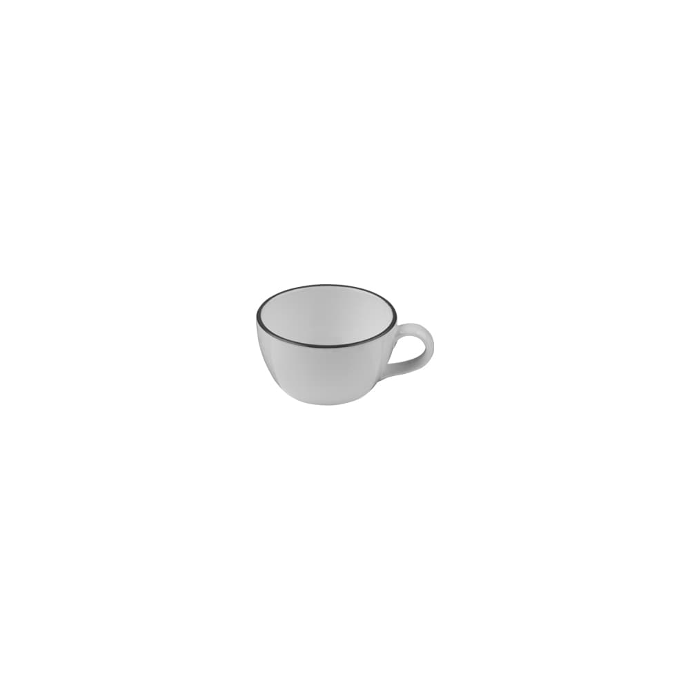 Modest Black Alzar Cappuccino Cup  270 cc