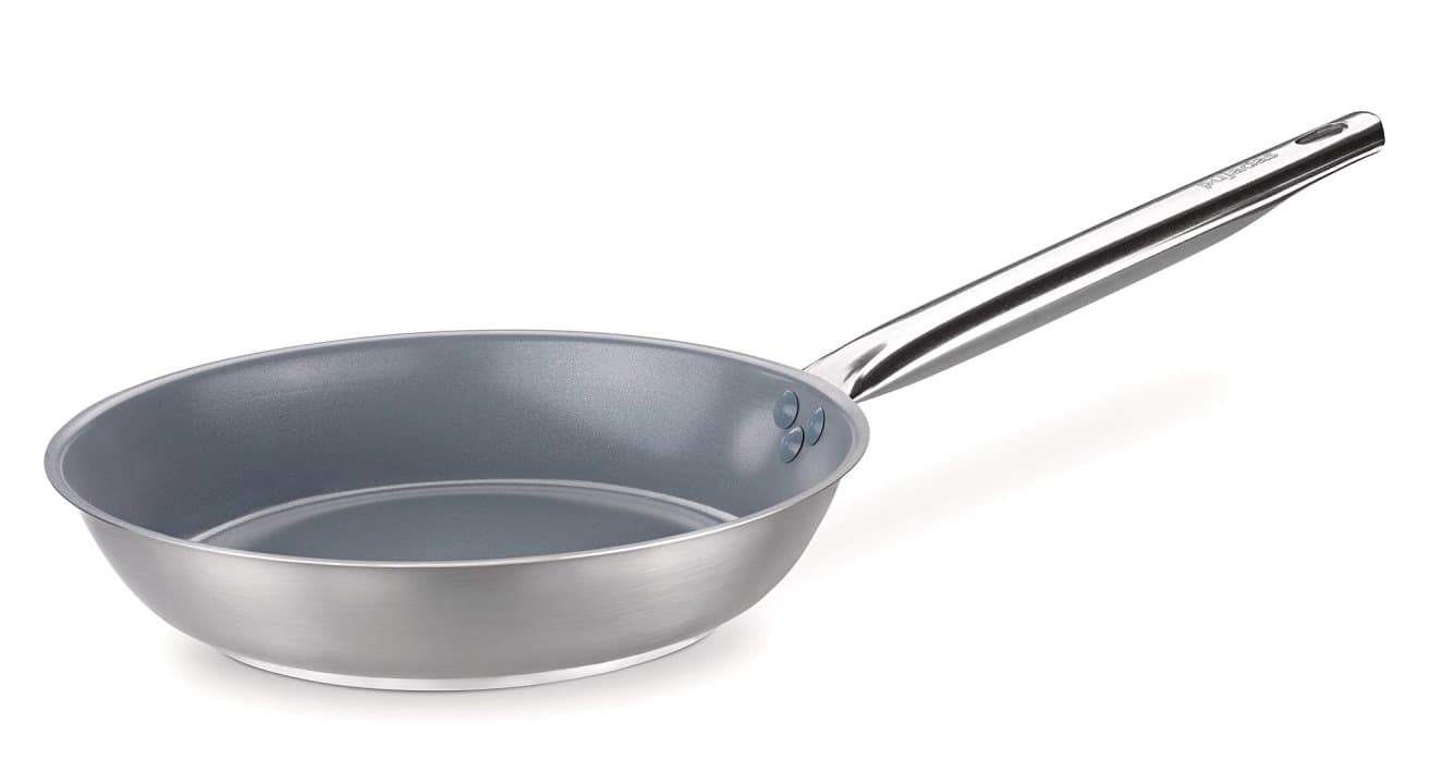 Inox-Pro frying pan 20 cm stainless steel induction-ready in satin finish with Fusion® ceramic nonstick coating