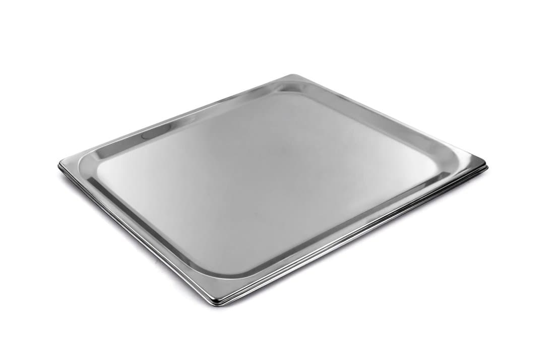 Pastry pan GN 2/3 10 mm deep stainless steel