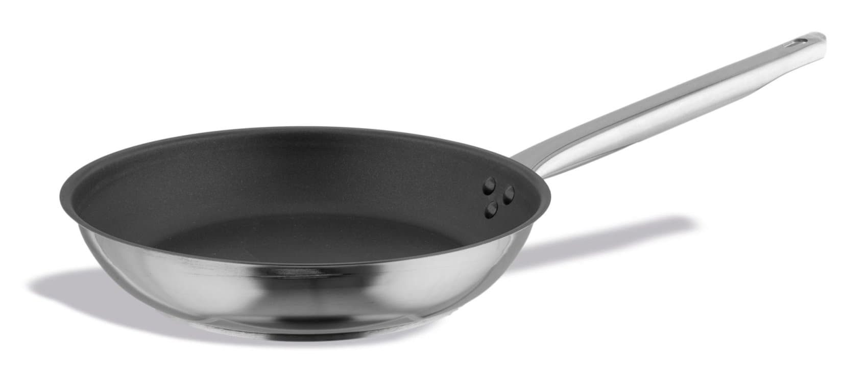 Inox-Pro Ergos frying pan 40 cm stainless steel induction-ready in satin finish