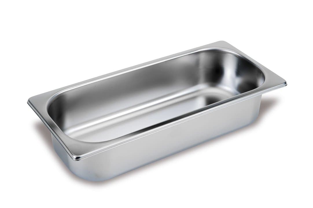 Ice cream pan 36 x 16.5 x 15 cm 7 liter stainless steel