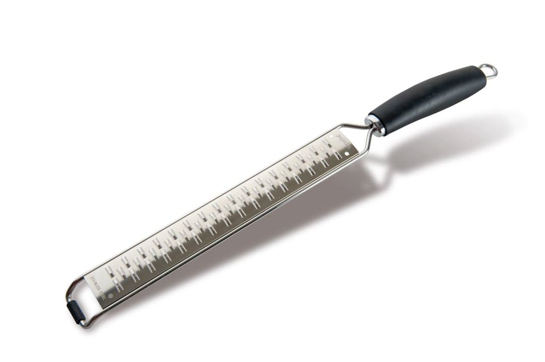 Stainless steel “slim” medium grater with handle