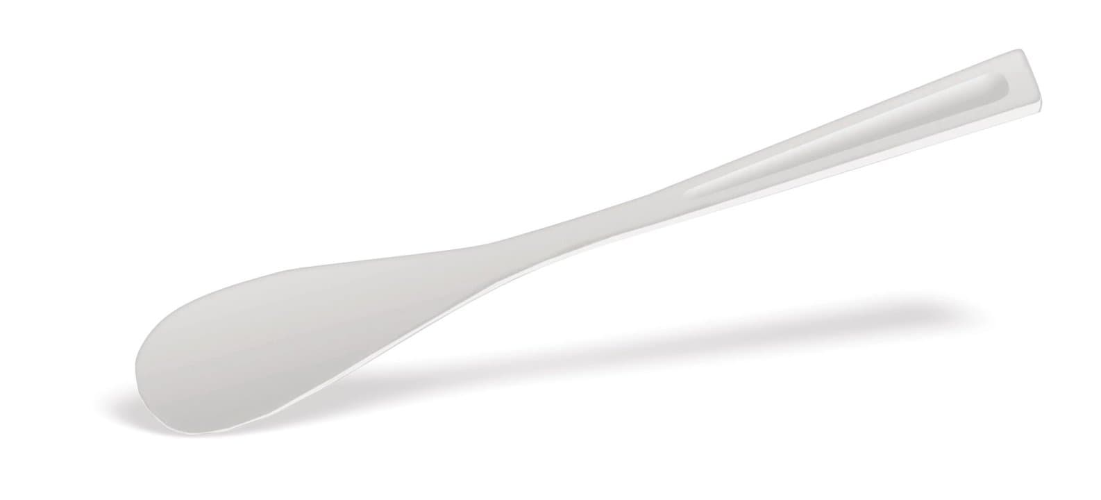 Multipurpose spatula 25 cm polystyrene in white