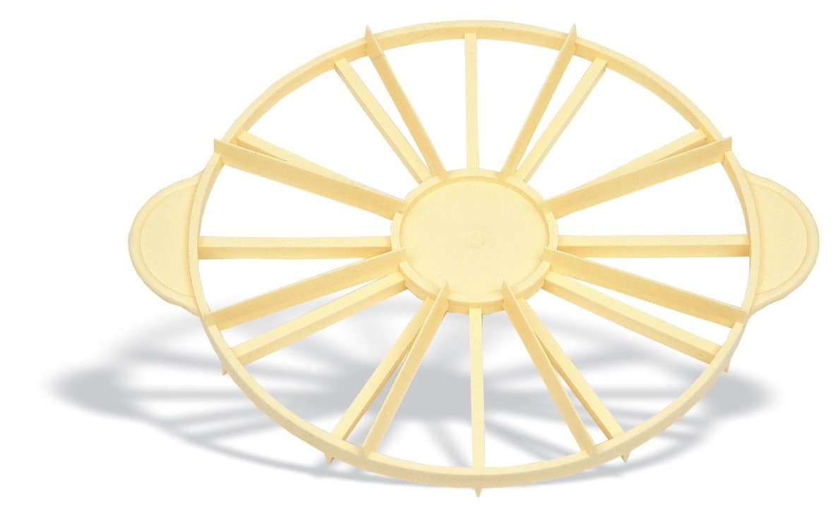 Double-sided cake divider for 14 or 16 slices polypropylene