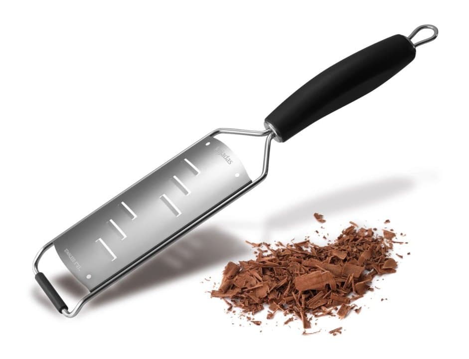 Stainless steel “wide” fine grater with handle