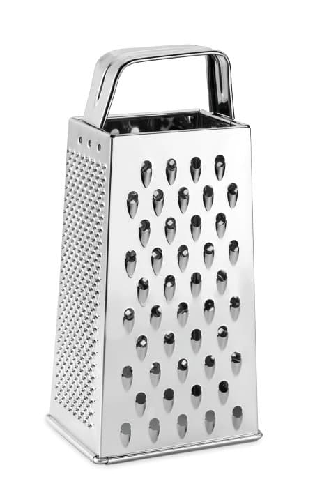 Four-sided box grater 10.5 x 8 cm stainless steel