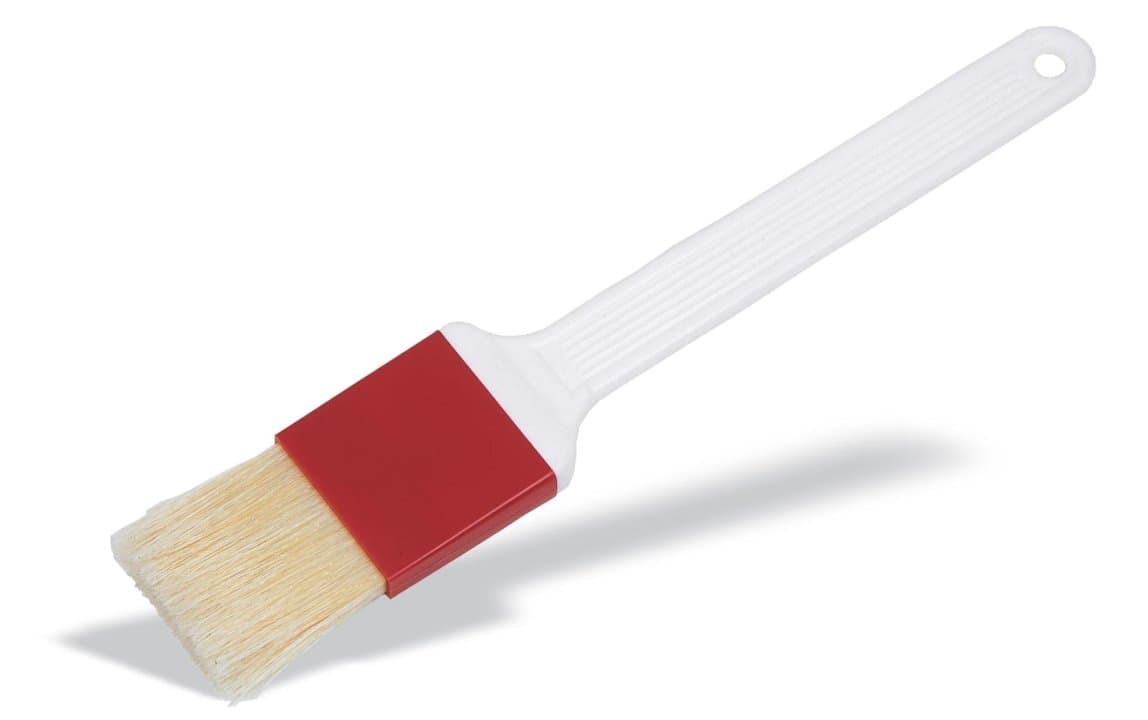 Pastry brush 24 cm long 7.5 cm wide with natural bristles