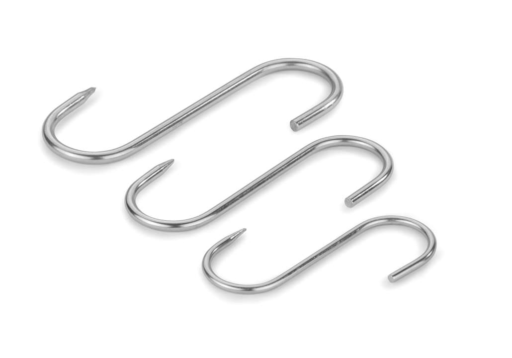 Hooks 18 cm stainless steel