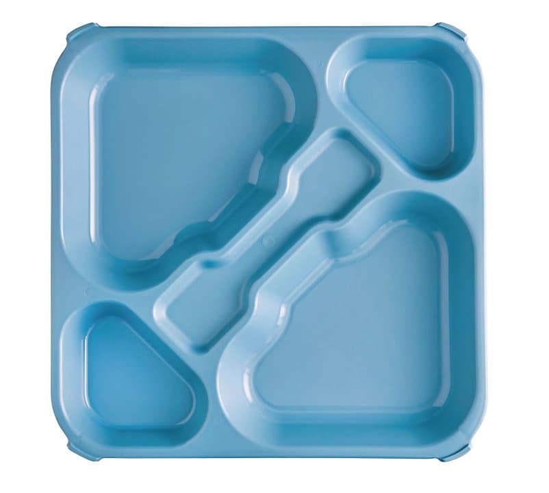 Polypropylene Tray with 5 Compartments
