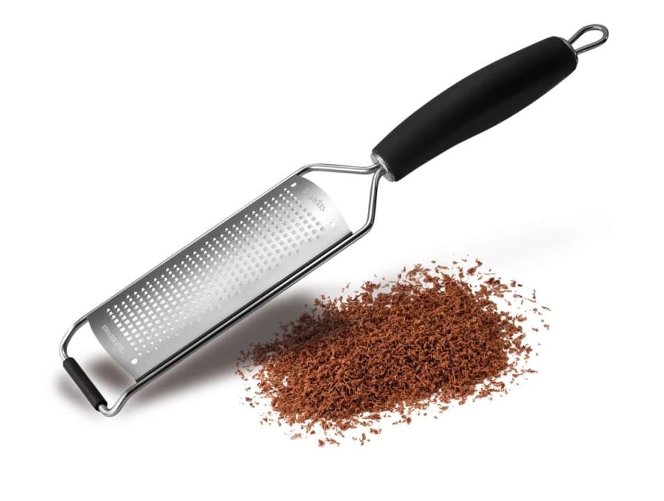 Stainless steel “wide” Extra coarse grater with handle