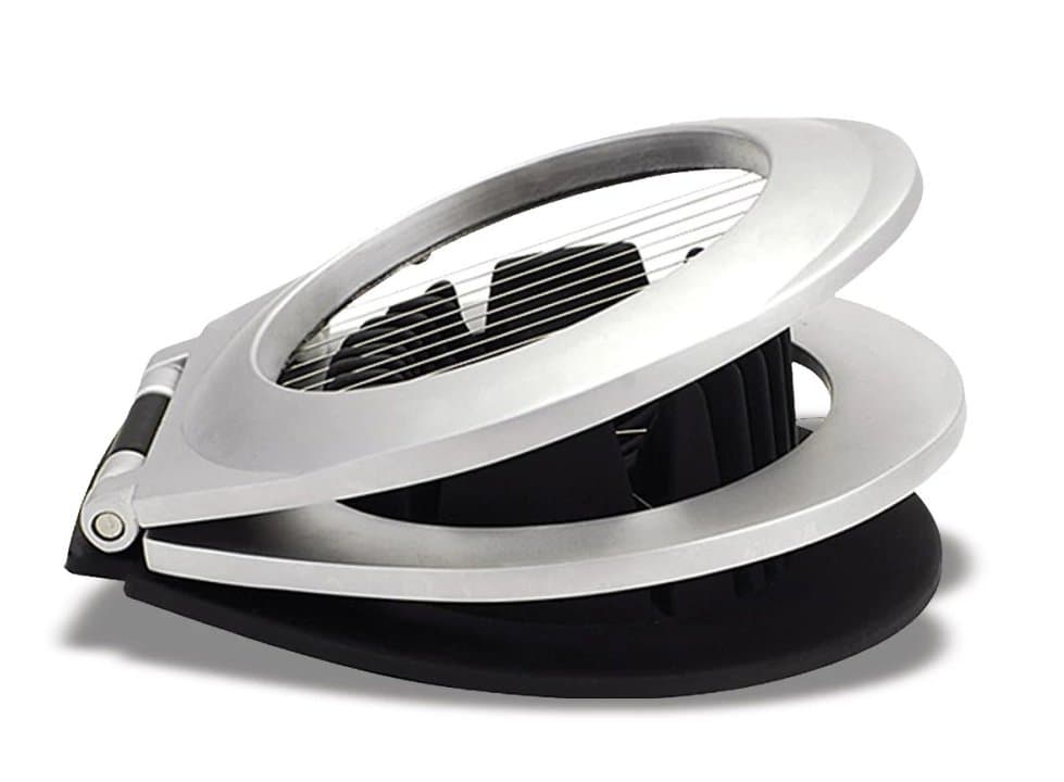 Two-way egg slicer stainless steel