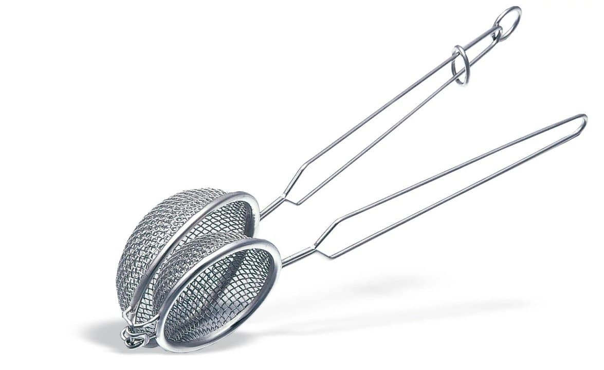 Bird nest strainer 12 and 10 cm stainless steel