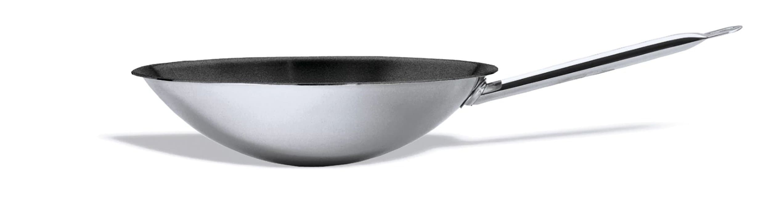 Round-bottom wok 36 cm multimetal induction-ready