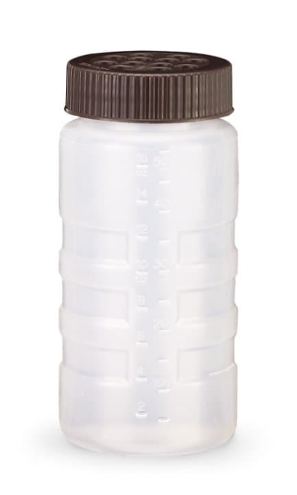 16-ounce Traex® Dripcut® clear dredge with extra-large brown cap