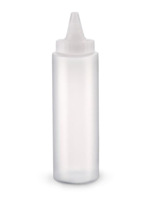 12-ounce Traex® Color Mate clear closeable single-tip squeeze dispenser