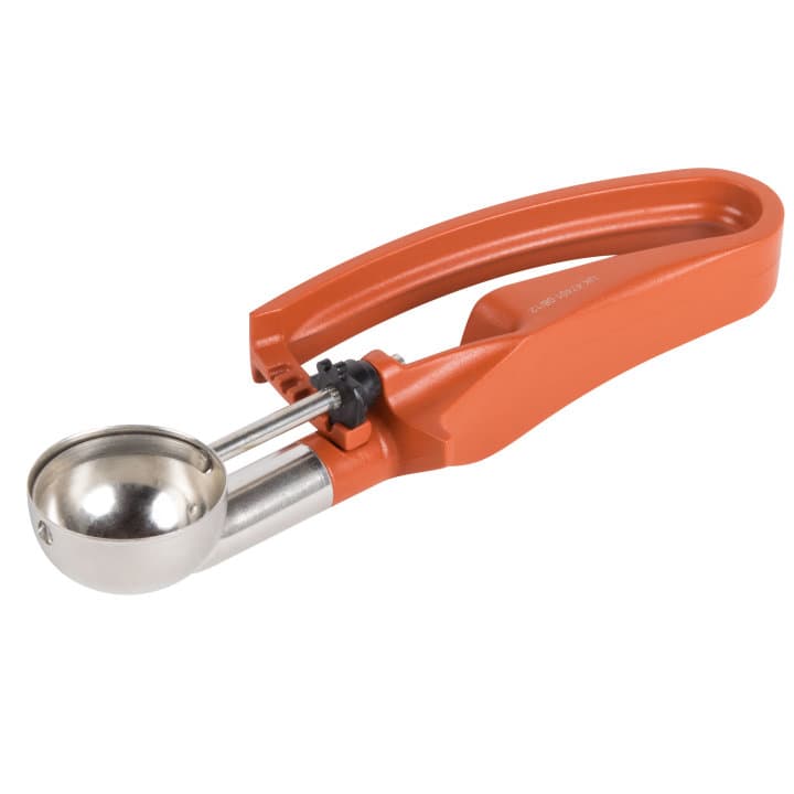 0.65-ounce disher with terracotta squeeze handle