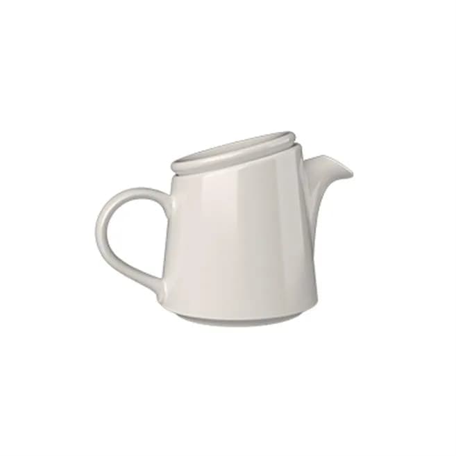 Bevel teáskanna 800 cc (fehér, díszítetlen)