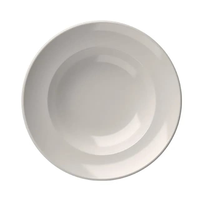 Miro mélytányér 25 cm (fehér, díszítetlen)