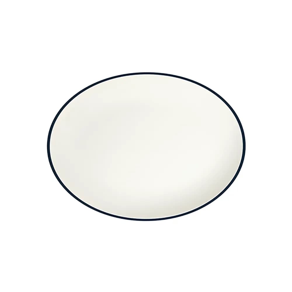 Modest Navy Lona ovális tányér 36 cm