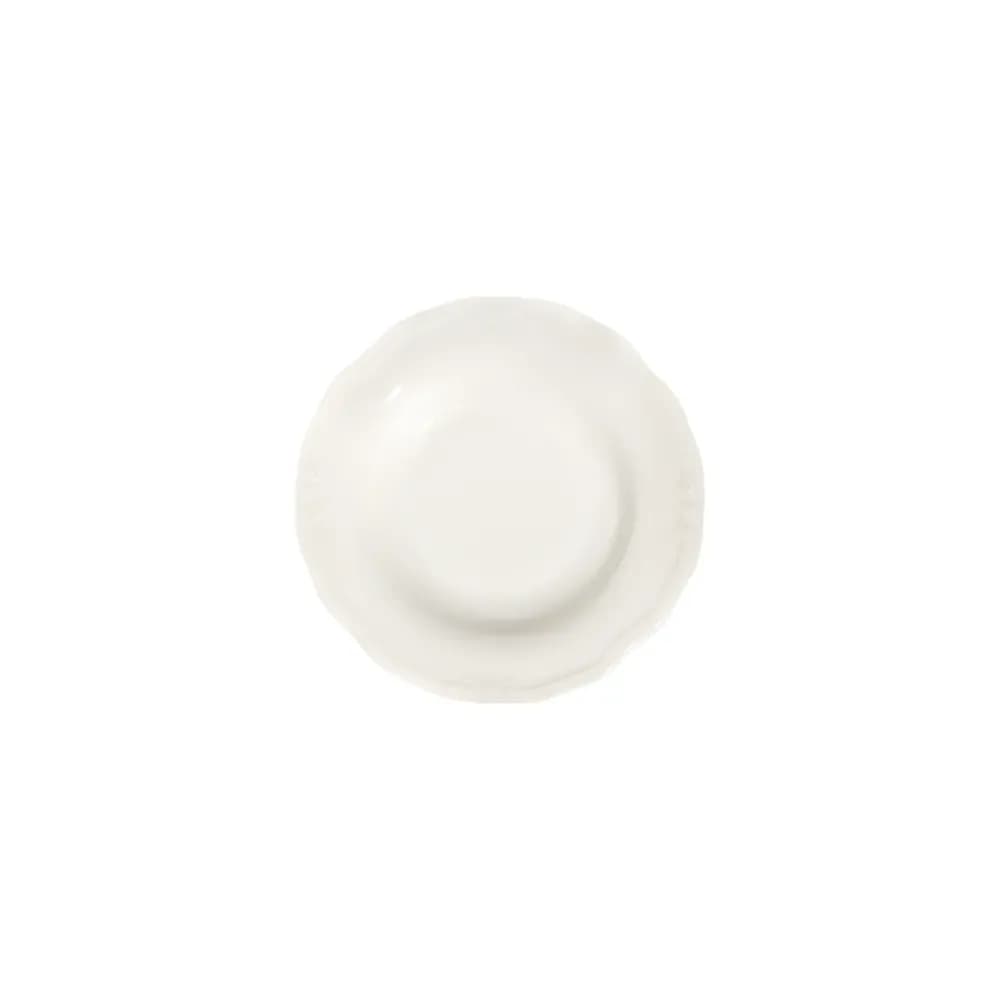 Tiffany mélytányér 22 cm (fehér, díszítetlen)