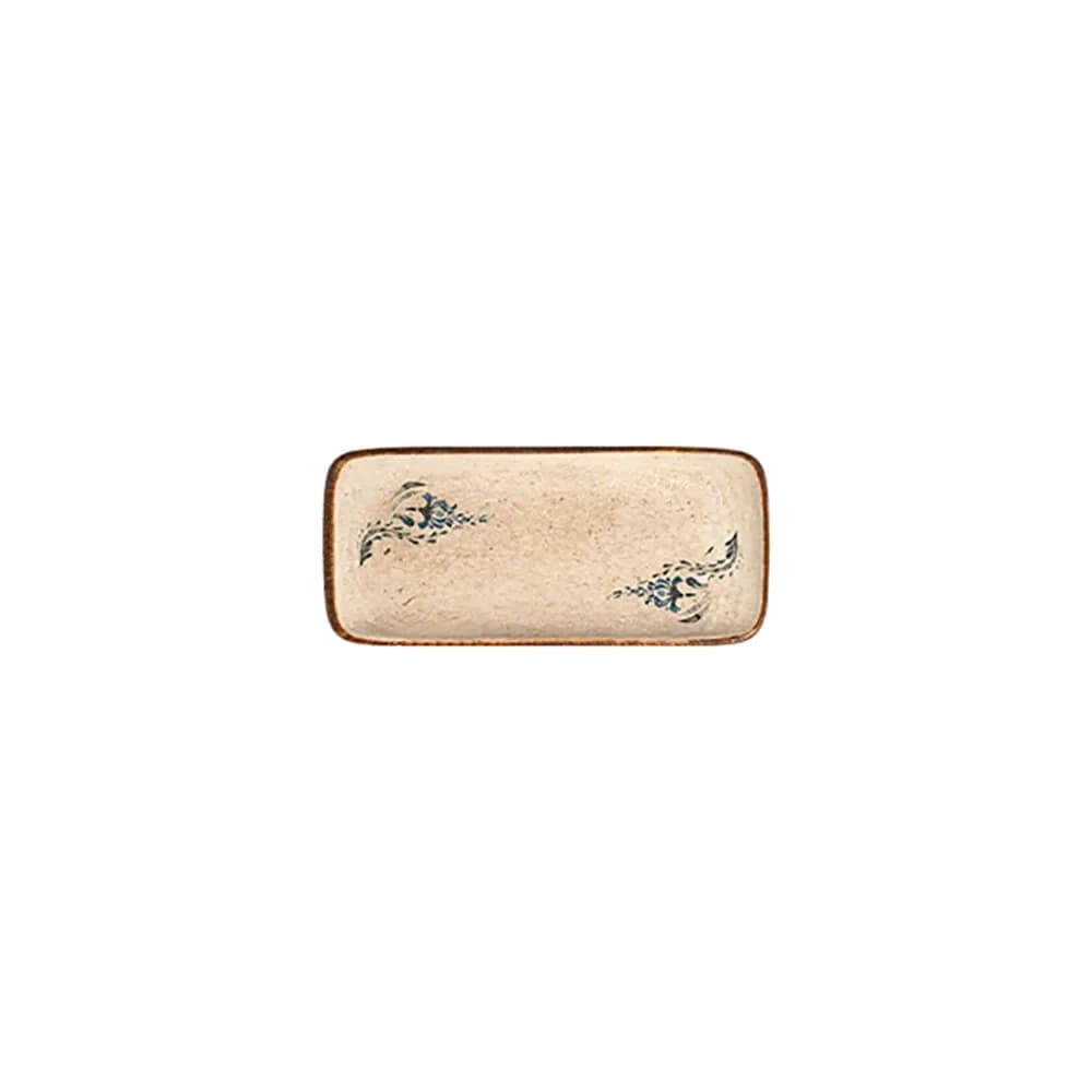 Voyage Navy Quadro szögletes tányér 22 x 10 cm