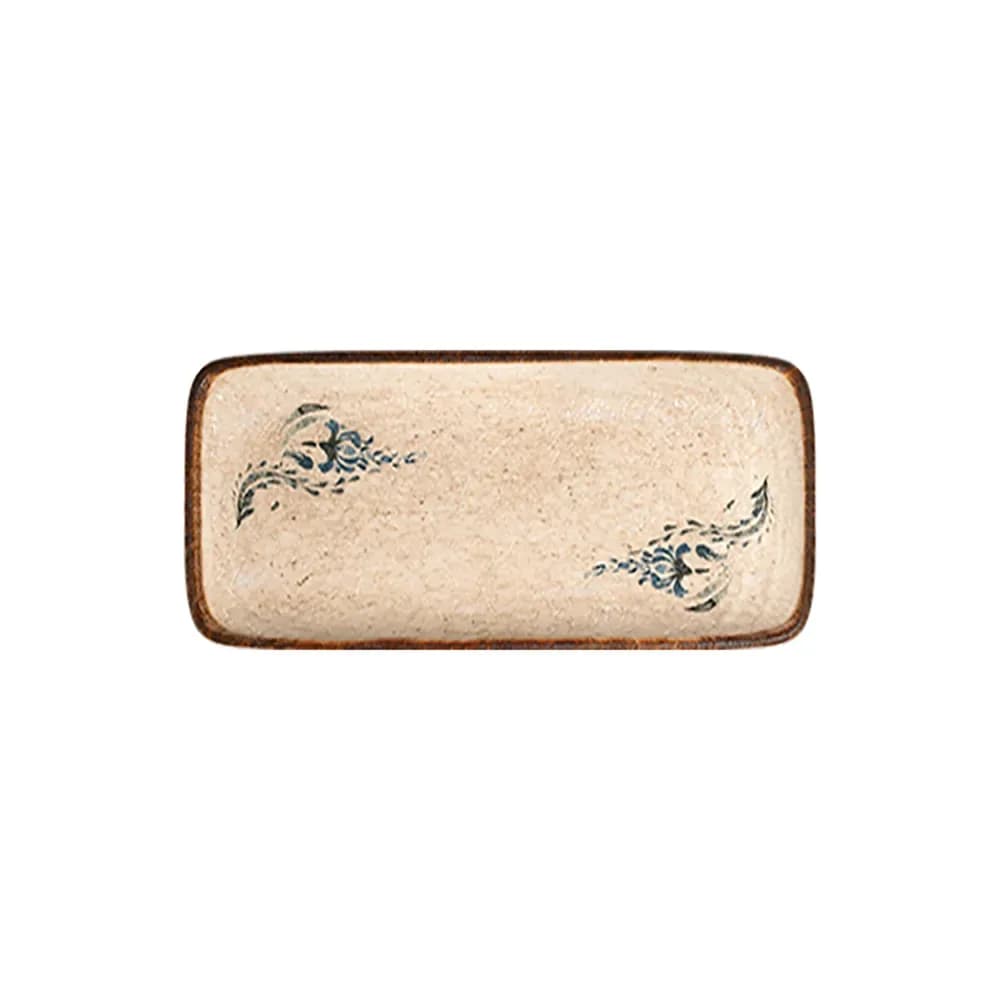 Voyage Navy Quadro szögletes tányér 34 x 16 cm