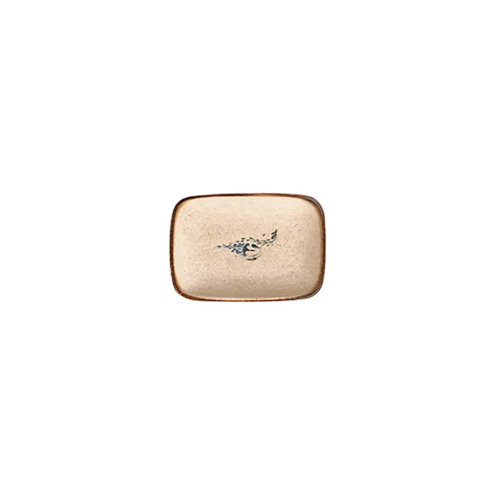 Voyage Navy Quadro szögletes tálalótál 17 x 12 cm