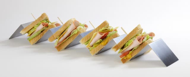 Snackpresenter 56 x 8 cm, m: 5,5 cm - 2