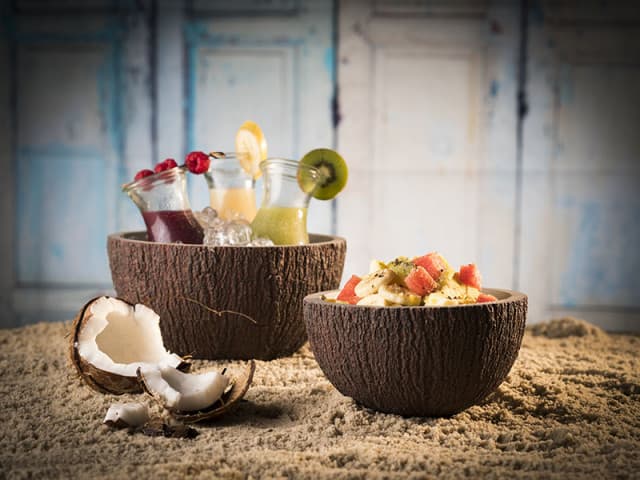 Coconut tál átm. 23, cm, m: 12,5 cm - 2