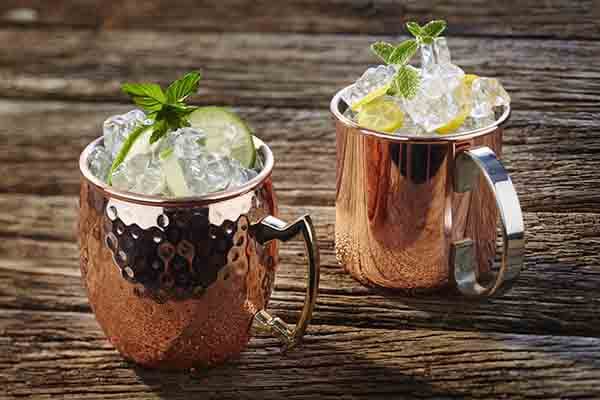 Barrel réz bögre -MOSCOW MULE átm. 9 cm, m: 9 cm - 2