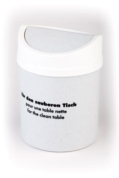 Table Garbage-szemetes round átm. 12, height 18 cm