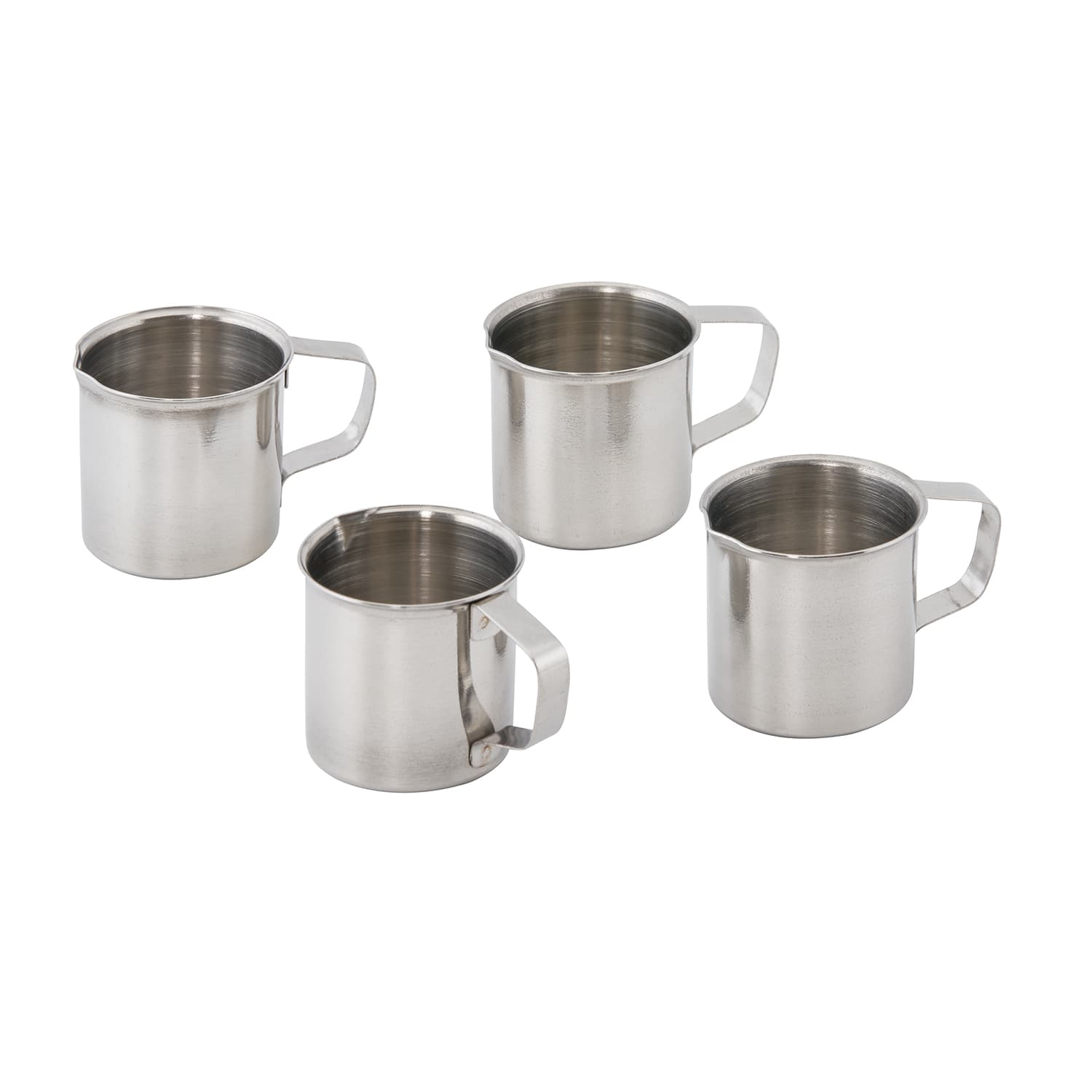 4 tejes/krém jugs each átm. 3,5 cm, height 3,5 cm