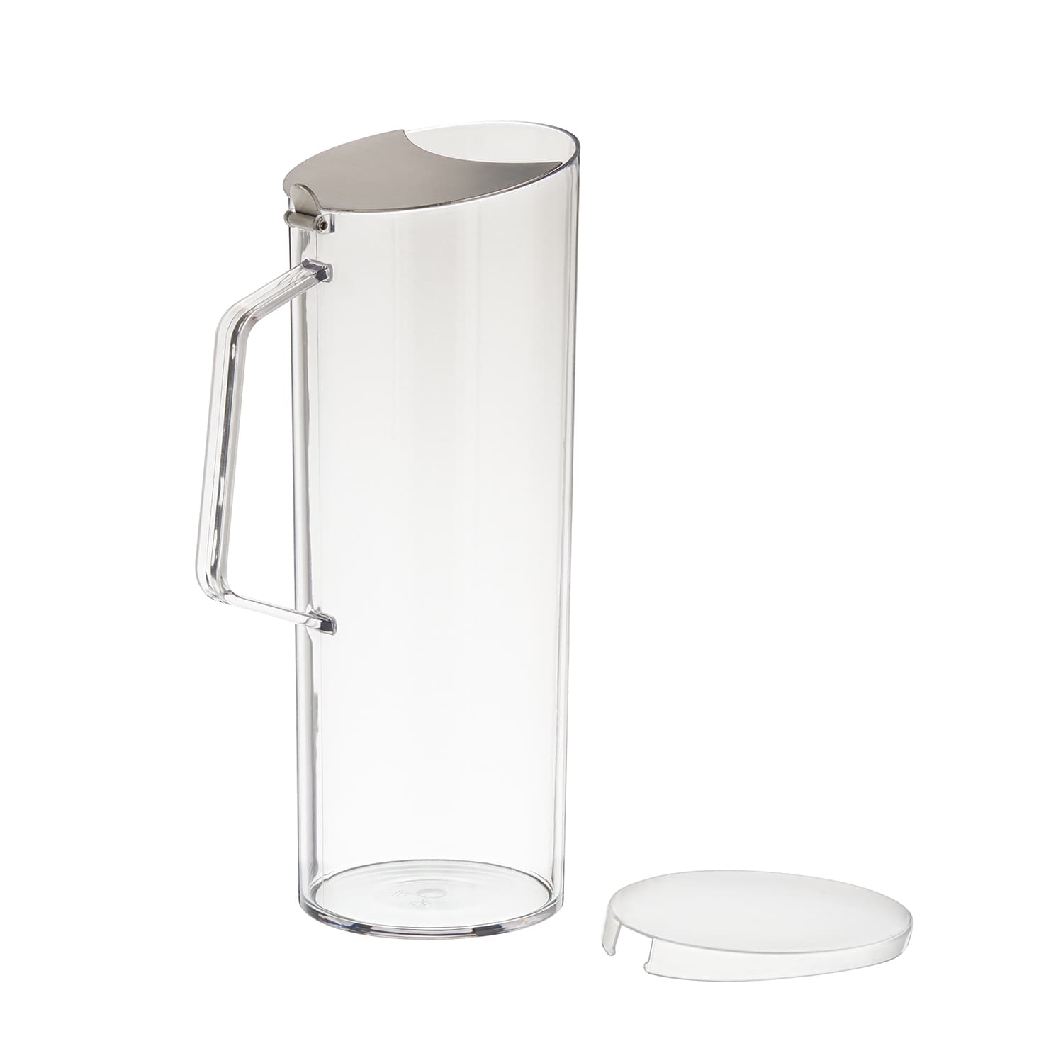 Cereal pitcher fedővel ca. átm. 10 cm, height 28 cm