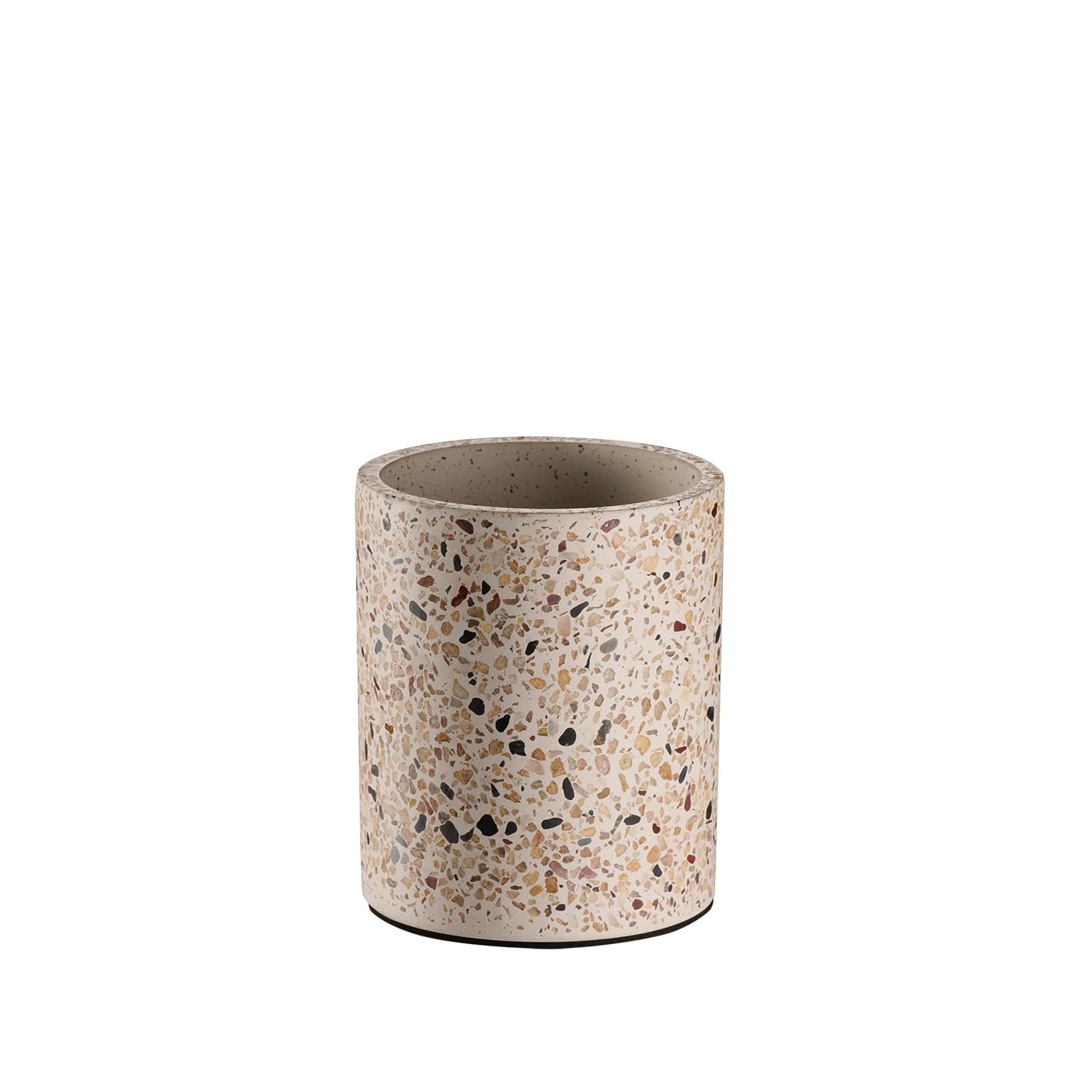 Terrazzo evőeszköztartó átm. 11 cm, m: 13,5 cm