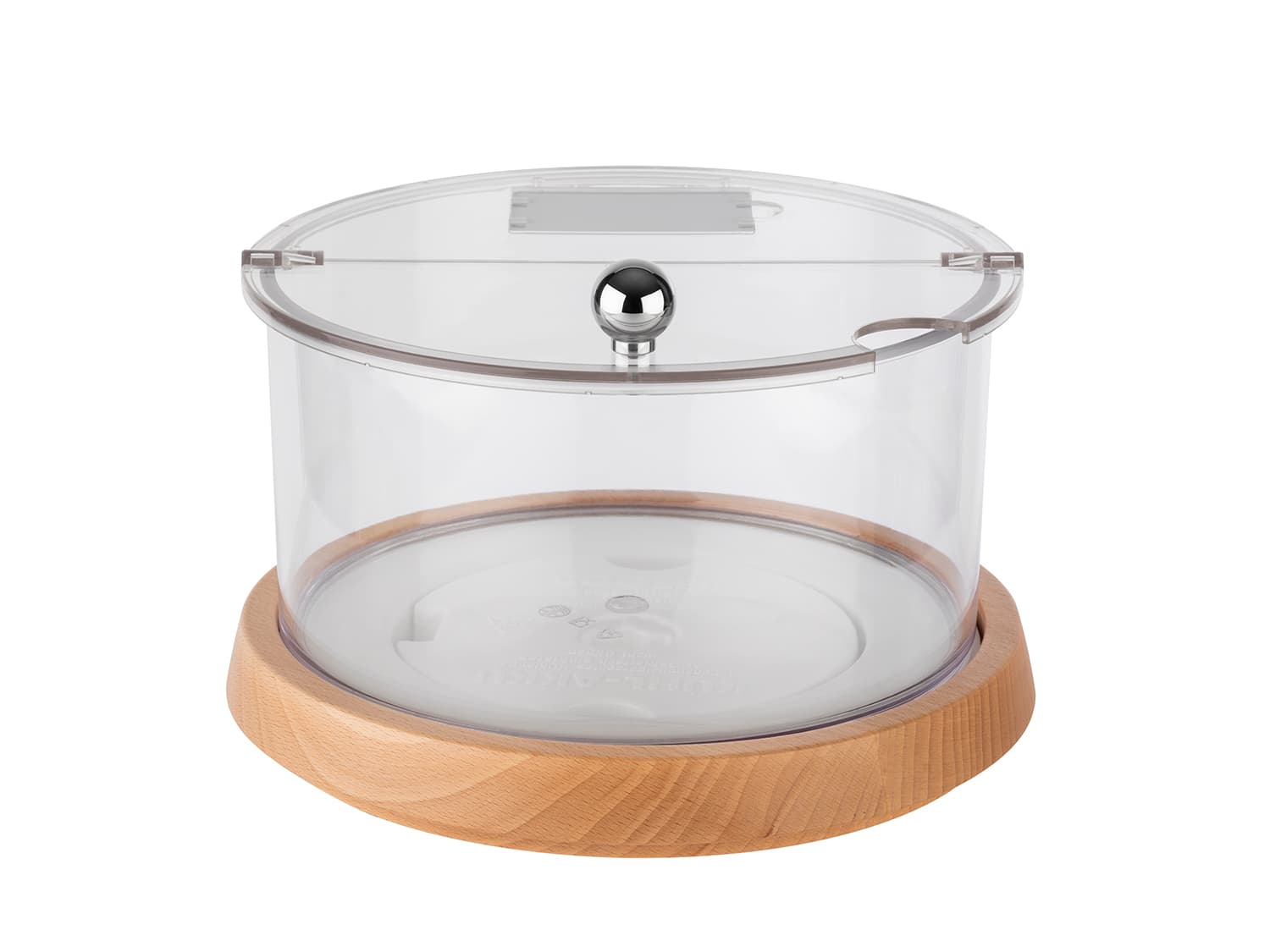 Cool tál 'felső FRESH' MAXI WOO 11818 4 pcs.: column with wood base,