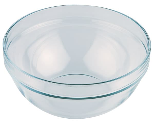 Glas tál átm. 6 cm, M: 2,5 cm