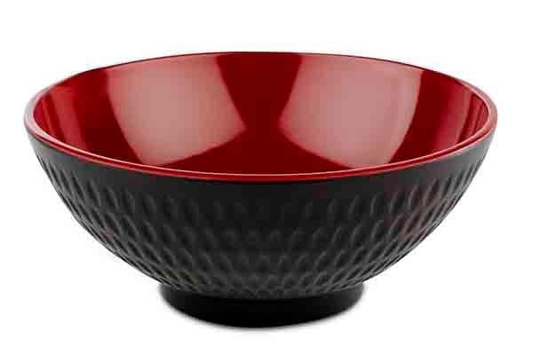 Asia Plus tál fekete átm. 16 cm, m: 7 cm, 0,6 l