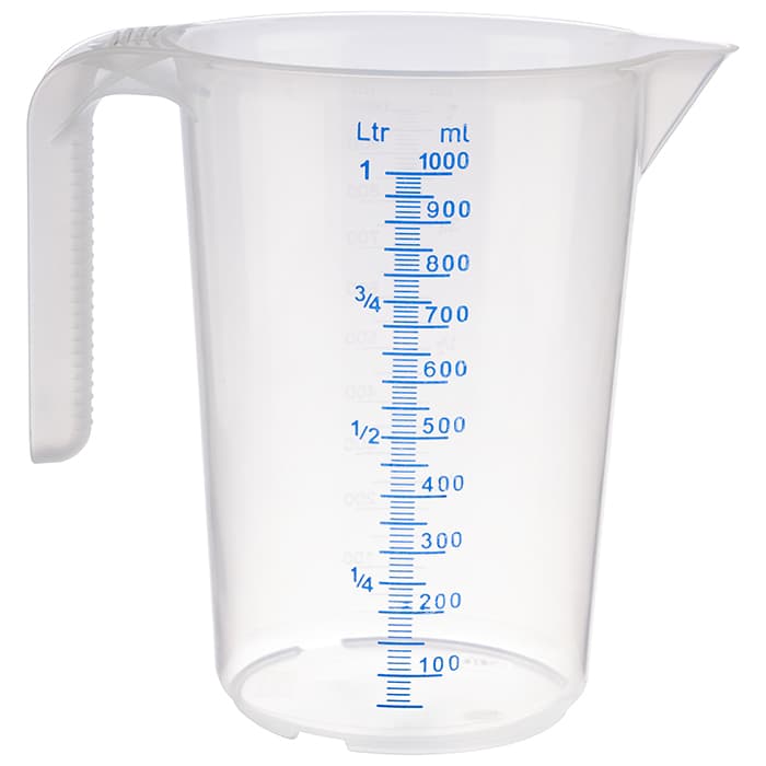 Stackable measuring csésze átm. 12 cm, m: 16,5 cm, 1 l