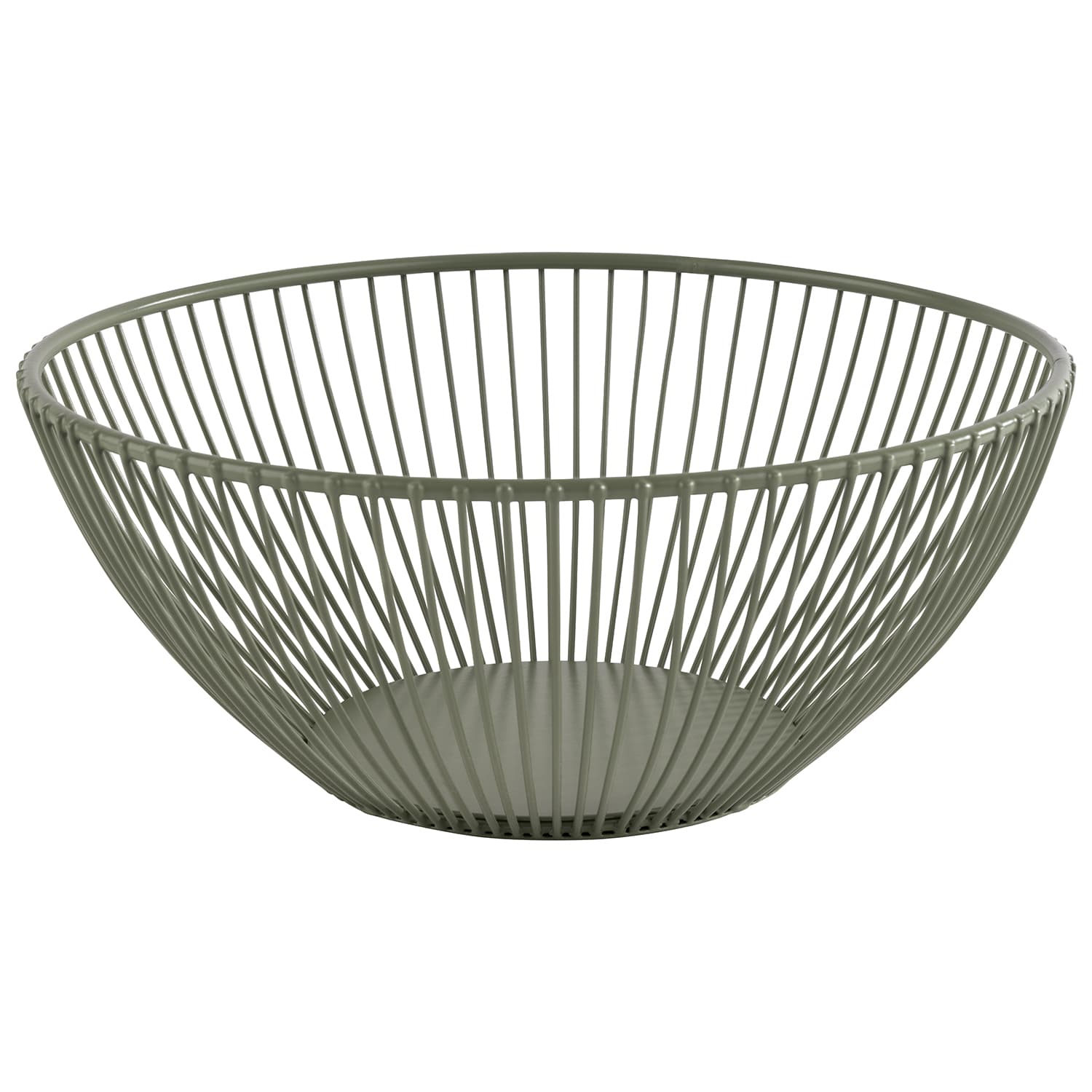 Svart kosár zöld átm. 20 cm, m: 8 cm
