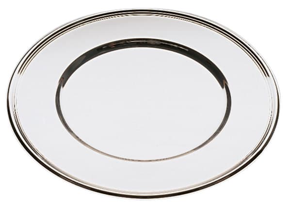 Tányér tálca rozsdamentes acél 36233 round átm. 33 cm