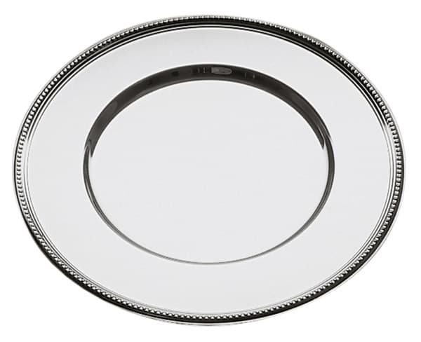 Tányér tálca rozsdamentes acél 36323 round átm. 33 cm