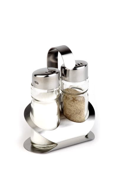 Pro pepper- & Salt-Menage 8.5 x 5.7, height 11.5 cm